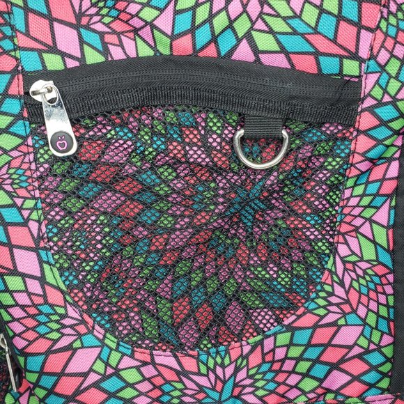 Double Dutch Club Multicolored Laptop Bag/ Backpack - Picture 3 of 4